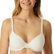 Schiesser BH Unique Cotton Wired Bra Creme bomull B 95 Dam