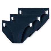 Schiesser Kalsonger 3P 95-5 Stretch Rio Slip Mörkblå bomull Medium Her...