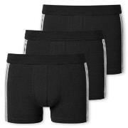 Schiesser Kalsonger 3P 95-5 Stretch Shorts 3XL-4XL Svart bomull 4XL He...