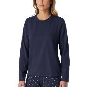 Schiesser Mix and Relax Cotton Longsleeved Shirt Mörkblå bomull 44 Dam