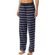 Schiesser Mix and Relax Long Cotton Pants Marin Randig bomull 36 Dam
