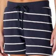 Schiesser Women Mix and Relax Cotton Shorts Marin Randig bomull 48 Dam