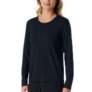 Schiesser Women Mix and Relax Longsleeved Shirt Svart modal 46 Dam