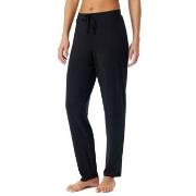 Schiesser Women Mix and Relax Straight Pants Svart modal 42 Dam