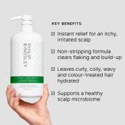 Philip Kingsley Flaky/Itchy Scalp Hydrating Curl Anti-Dandruff Shampoo...