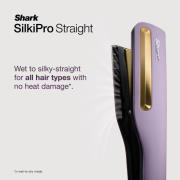 Shark SilkiPro Straight Hair Straightener + Dryer in One Tool - Plum S...