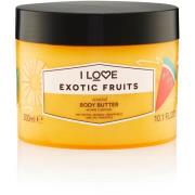 I Love Exotic Fruits Scented Body Butter - 300 ml