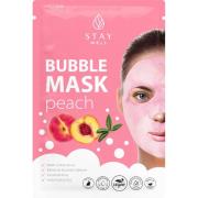 Stay Well Deep Cleansing Bubble Mask Peach 1pcs - 20 g