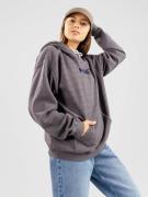 Monet Skateboards Smile Hoodie charcoal with acid wash