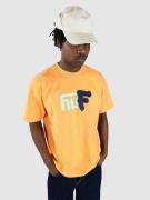 HUF Upside Downtown T-Shirt tangerine