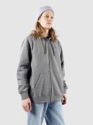 Fox Next Level Hoodie med Dragkedja heather graphite