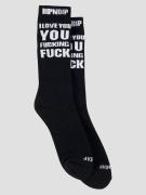 RIPNDIP Ily Fuckin Fuck Socks black