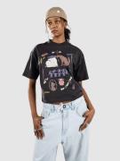 RVCA Gabrielle Monceaux Kinney T-Shirt washed black