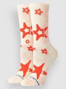 Stance Starry Eyed Crew Strumpor cream