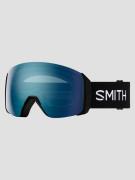 Smith 4D Mag Xl Black 22(+Bonus Lens) Goggle chromapop ever blue mirr