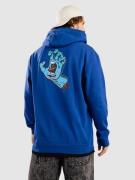 Santa Cruz Screaming Hand Chest Hoodie cobalt