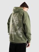 Dravus Boxed In Hoodie military green