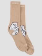 RIPNDIP Lord Nermal Socks almond