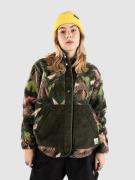 Passenger Clover 2.0 Recycled Fleece Sherpa Jacket abstract mountain f...