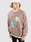 Volcom Fa Chrissieabbottxfrench Crew Tröja doeskin