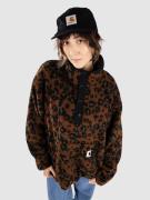 Carhartt WIP Elliot High Neck Liner Half-Zip Fleecetröja camo leo jacq...
