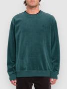 Volcom Single Stone Velvet Crew Tröja evergreen