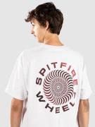 Spitfire Classic '87 Swirl Fade Fill T-Shirt ash grey w/ red & black