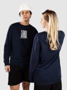 Poetic Collective Angel Crewneck Tröja navy