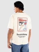 Anerkjendt Akvillads Social Print T-Shirt tofu