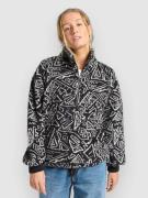 Billabong Time Off Fleece Half-Zip Fleecetröja black pebble