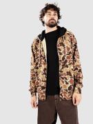 Arbor Craft Hoodie med Dragkedja ripple camo