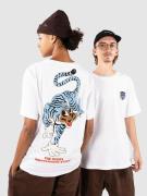 The Dudes Tiger Bear Blue T-Shirt white