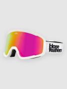 Horsefeathers Huck White white mirror pink
