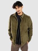 Passenger Kodiak 2.0 Sherpa Lined Cord Overshirt Jacka khaki