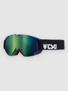 TSG Expect Mini 2.0 Solid Black-Green Goggle solid black/green