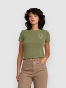 RVCA 411 T-Shirt cypress green
