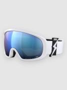 POC Fovea Mid Blixten White Goggle partly sunny blue