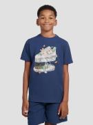 New Balance Fitness Centre Illustrated Graphic Kids T-Shirt nb navy