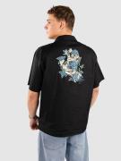 Santa Cruz Screaming Rose Flash Skjorta black
