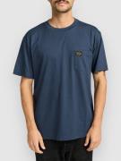 RVCA Americana Pocket T-Shirt moody blue
