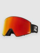 VonZipper Capsule Black Goggle fire chrome