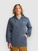 Billabong Arch Hoodie med Dragkedja ombre blue