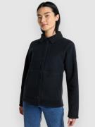 Burton Cinder Snap Shrt Hoodie med Dragkedja true black
