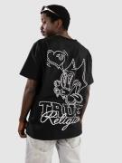 True Religion Puf Cat T-Shirt jet black