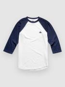 Emerica Triangle Baseball T-Shirt white/navy