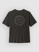 Patagonia Cap Cool Daily - Spoke Stencil T-Shirt black