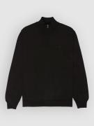 Element Icon Embroidery Quarter Half-Zip Tröja off black