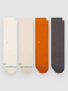 Stance Icon Crew 4 Pack Socks canvas