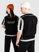Jacker Ace Polo Knit Pullover black
