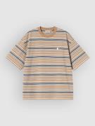 Carhartt WIP Zane T-Shirt zane stripe/ peanut